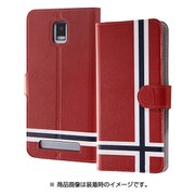 IJ-FP4SLC AK093 [FREETEL Priori 4 オリジナルデザイン 手帳型ケース レッド]