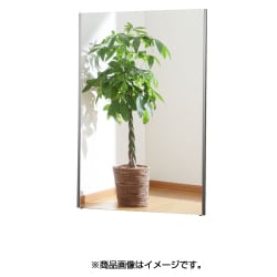 割れない軽量な鏡 100×150cm シルバーフレーム RM-1S