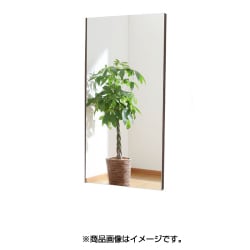 割れない軽量な鏡 30×60cm マグネット式 オーク RMM-1MO