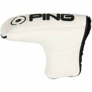 AM PUTTER HEAD COVER-EYE MARK WHITE/BLACK
