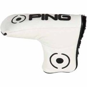AM PUTTER HEAD COVER-EYE MARK クロコダイル調 WH/BK