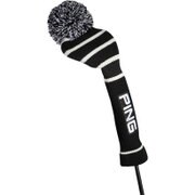 AM KNIT HEADCOVER DRIVER BLACK/WHITE