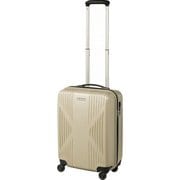 スーツケース クリアウォーター 旅行日数目安：1～2泊 33L TSAロック搭載 機内持ち込み可 シャンパン WORLD-4061GD