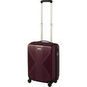 スーツケース クリアウォーター 旅行日数目安：1～2泊 33L TSAロック搭載 機内持ち込み可 ワイン WORLD-4061WN