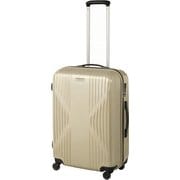 スーツケース クリアウォーター 旅行日数目安：4～7泊 60L TSAロック搭載 シャンパン WORLD-4063GD