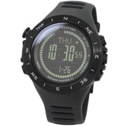 SENSOR MASTER III/スイス製センサー搭載/100m防水/天気/高度計/方位計/気圧計 アウトドアウォッチ LAD024bksv-bk