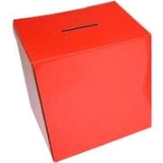 BIG抽選箱＆投票箱 赤 [幅30×奥行24.5×高さ31.5cm]
