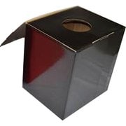 BIG抽選箱＆投票箱 黒 [幅30×奥行24.5×高さ31.5cm]
