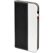 BOOKIP7-BK [BOOK Type for iPhone 7 レザータッチ 手帳型ケース ブラック/ホワイト]