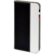 BOOKIP7P-BK [BOOK Type for iPhone 7 Plus レザータッチ 手帳型ケース ブラック/ホワイト]