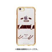 iPhone 7 メタリックバンパー・クリアケース ぐでたま すし ゴールド [スマートフォンケース]