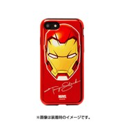 iPhone 7 MARVEL Design メタリックケース ハイブリッド アイアンマン/RD [スマートフォンケース]