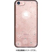 7IL01 [UVプリントカバー iPhone 7 花白ライン]