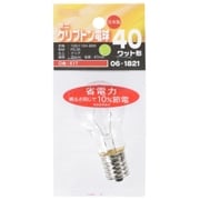 ミニクリプトン電球 40W形 クリア LB-PS3740KJ-C