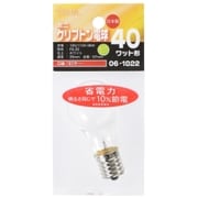 ミニクリプトン電球 40W形 ホワイト LB-PS3740KJ-W