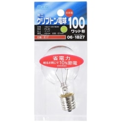 ミニクリプトン電球 100W形 クリア LB-PS4700KJ-C