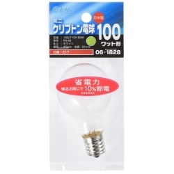 ミニクリプトン電球 100W形 ホワイト LB-PS4700KJ-W