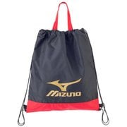 33JM720795 [ユニセックス ランドリーバッグ ブラック×ゴールド]