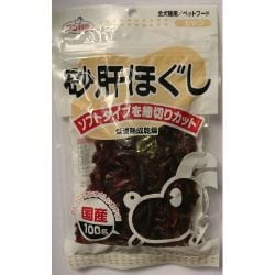 ワン好物 砂肝ほぐし [犬用おやつ 100g 全犬種用 ソフトタイプ 国産]