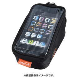 トップチューブバッグ 1.1L 5～6インチスマートフォン対応 ブラック IB-TB8