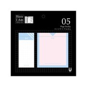Here I Am Sticky series ページタイプふせん リボンピンク MA-001131