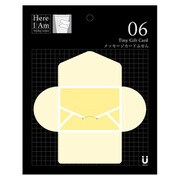 Here I Am Sticky series メッセージカードふせん イエロー MA-001118