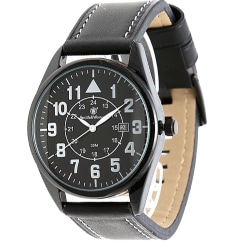 ミリタリーウォッチ sww-6063 CIVILIAN WATCH BLACK