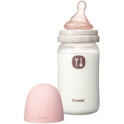 テテオ 授乳のお手本 LiCO [哺乳びん PP製 240ml Mサイズ乳首付 ストロベリー PI]