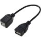 USBケーブル20 A(メス) to B(メス) 20cm USBAB/BB20