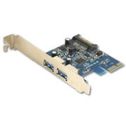 USB3.0 Aコネクタ 2ポート UASPモード増設カード AOK-USB3-2PG2