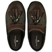 TASSEL LOAFERS-BROWN-L [スリッパ]