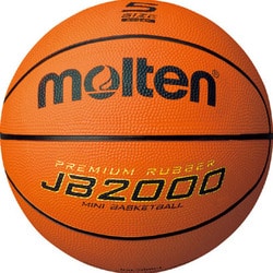 JB2000軽量 軽量5号球 ラバー B5C2000-L オレンジ [バスケットボール]