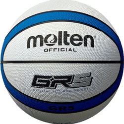 GR5 5号球 ラバー BGR5-WB ホワイト×ブルー [バスケットボール]