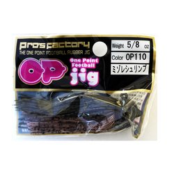 オーピージグ ワンポイントフットボール 5/8oz ミゾレシュリンプ [ラバージグ]