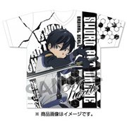 劇場版 ソードアート・オンライン -オーディナル・スケール- フルグラフィックTシャツ キリト S [ホワイト]