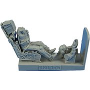 1/48 レジン製エアクラフトパーツ アメリカ海軍 F/A-18E/F パイロット NACES 射出座席付き [プラモデル]
