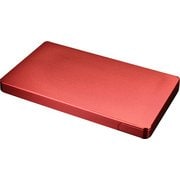 ジュラルミン削り出し名刺入れ バーチカル レッド 49033GM-113