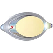 度付きスイミングゴーグル クッション付きミラー片眼レンズ SRXCL-MPAF フラッシュイエローミラー S-7.00 [スイミング ゴーグルレンズ 片眼1個]