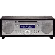 Bluetoothワイヤレス技術搭載 ステレオCDプレイヤー AM/FM デジタルラジオ スピーカー Tivoli Music System BT Black/Silver