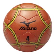 12OS37054 [サッカーボール 4号球 オレンジ×イエロー×ブラック 検定球]