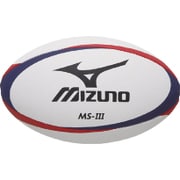 14BR30030 [ラグビーボール MS-III （3号球） ジュニア用 ホワイト×ネイビー×レッド]
