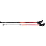 フリーアルミDフィット2 伸縮タイプ WH1022-62 レッド 2本セット [ウォーキングポール]