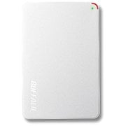 ポータブルハードディスク USB3.1/USB3.0用 500GB ホワイト HD-PCF500U3-WE