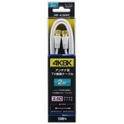 4K8K対応TV接続ケーブル 2m 2RF-K20WP