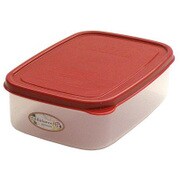 鮮度保持容器 角型 870mL ルビーコーンレッド T11445