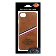 Ji7-DK01LBR [iPhone 7/6s/6専用 Dickies PUレザーバックカバーケース ライトブラウン]