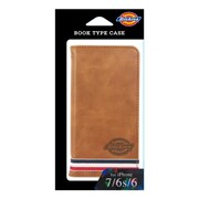 Bi7-DK01LBR [iPhone 7/6s/6専用 Dickies PUレザーブックタイプケース ライトブラウン]
