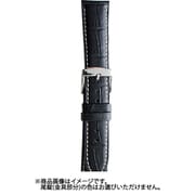 BKA038AN [時計バンド 型押しマット竹符 白ステッチ 16mm]