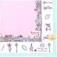 CRL-303 [婦人プリントハンカチ パープル]