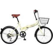 折りたたみ自転車 20インチ FB-206R アイボリー